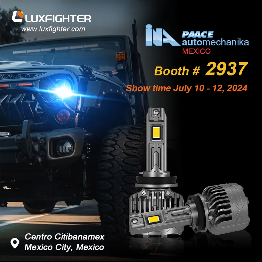 LuxFighter CAR LED ESIMENE 2024 Mehhiko INA PAACE